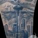 Tattoos - Seattle skyline tattoo - 78238